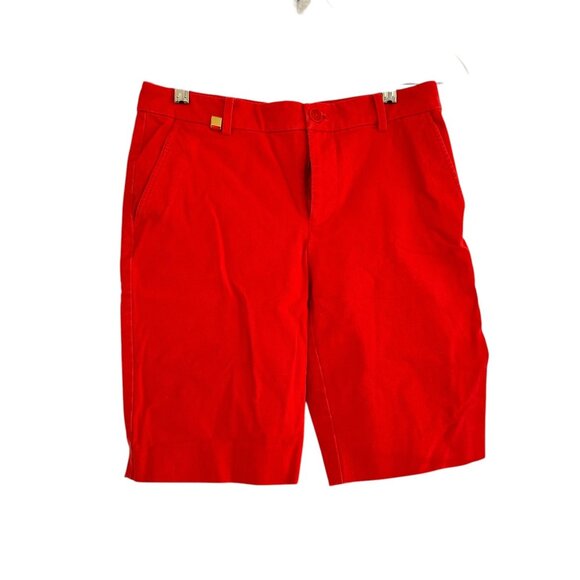 Ralph Lauren Pants - Lauren Ralph Lauren Womens Red Twill Shorts Size 2P